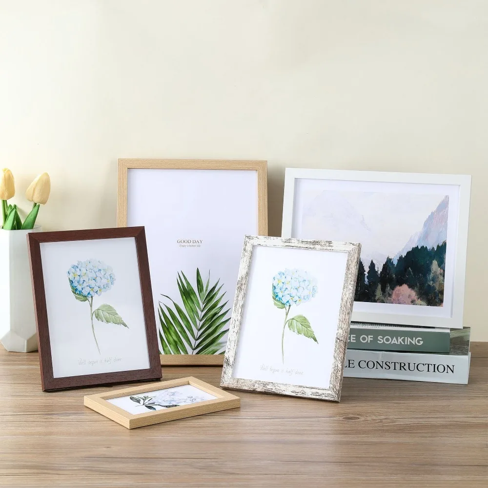 Fotorahmen aus Holz zum Aufhängen an der Wand 4