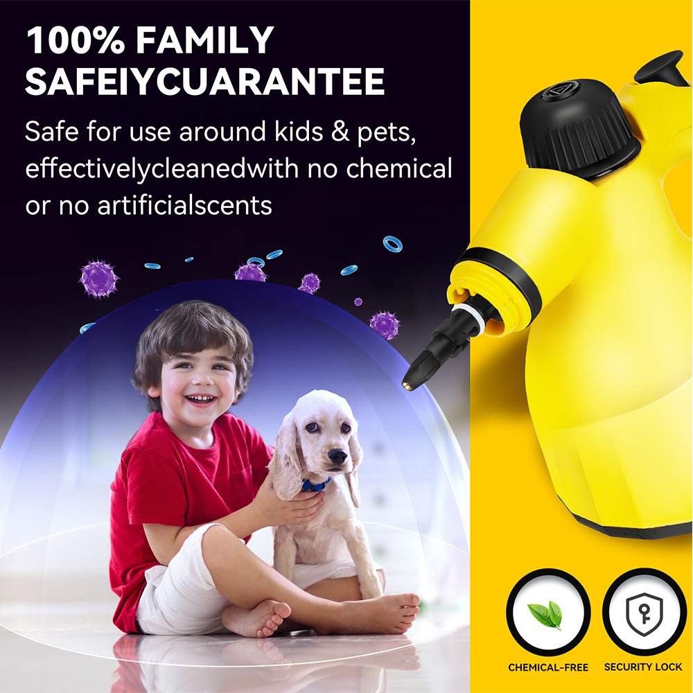 High-Pressure Steam Cleaner for Upholstery and Surfaces 3