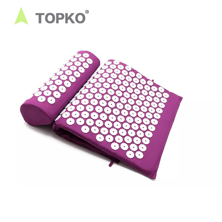TOPKO Acupuncture Mat Pillow Set for Back and 4