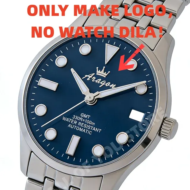 Metallic Custom Watch Dial Label 28.5mm 3