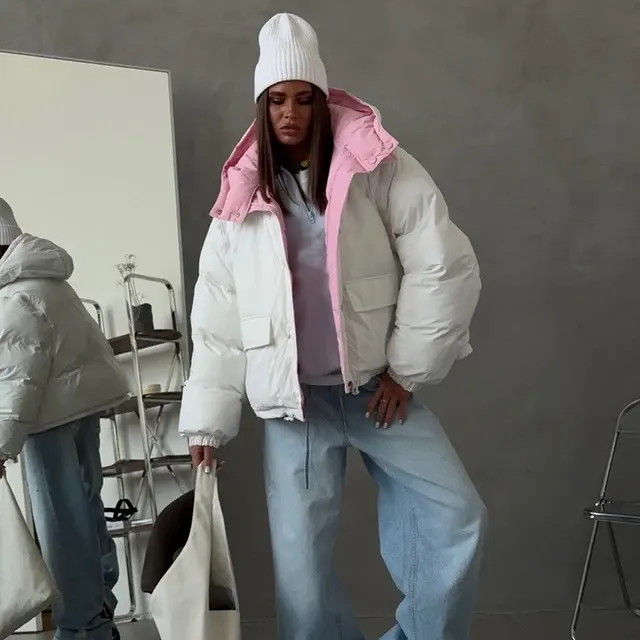 Women's Reversible Puffer Jacket 2