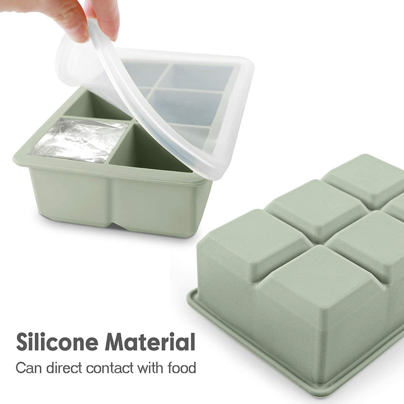 BPA-Free Large Silicone Ice Cube Tray 2