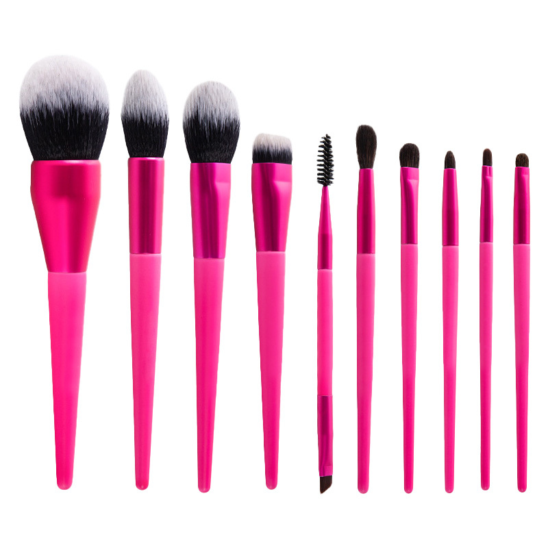 Rose Gold Makeup Brush Set with Case 2