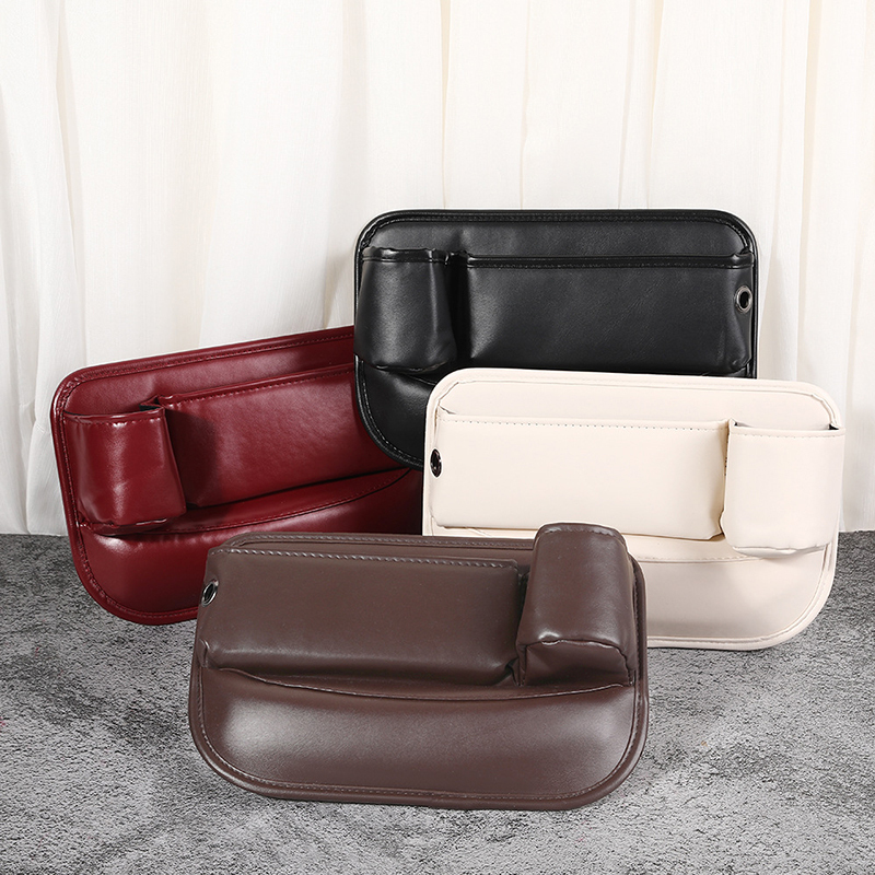 Luxury Leather Car Gap Seat Filler Console Side 4