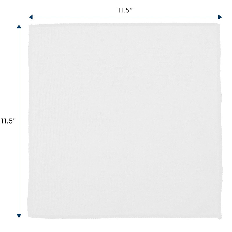 White Washable Microfiber Terry Dish Towels 2