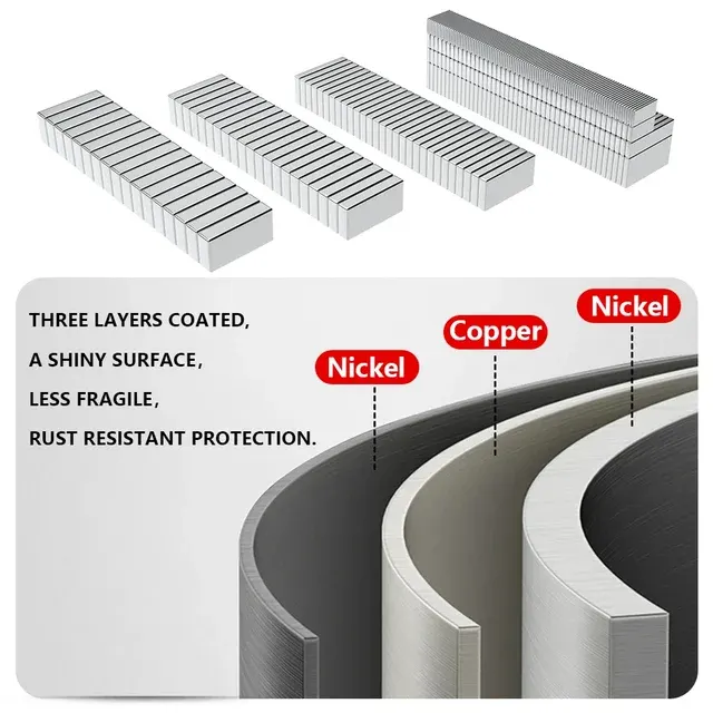 Super Strong Neodymium Block Magnet 20x10x2mm 4