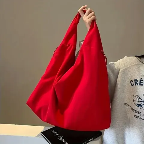Casual Women's Nylon Zipper Shoulder Tote Bag