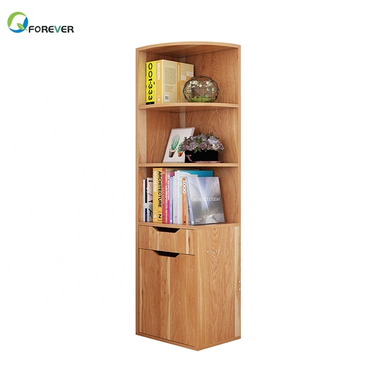Wooden Wall Storage Rack Bookcase
