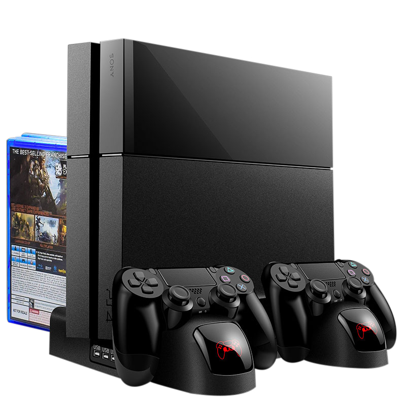 Vertical PS4 Cooling Stand with Disc Storage 3