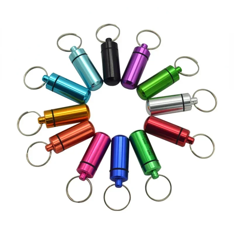 Waterproof Mini Pill Case, Aluminum 3