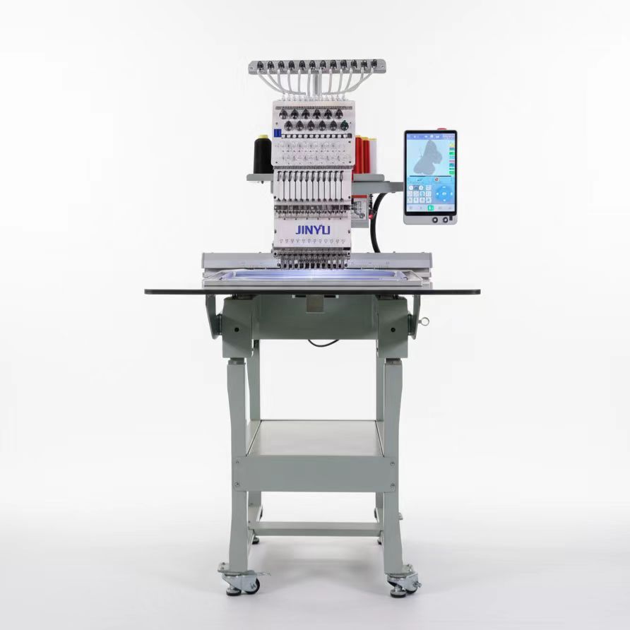 Einkopf-Industriestickmaschine mit Computersteuerung