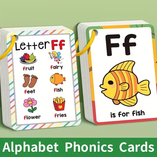 Alphabet Phonics Flash Cards for Preschoolers 3