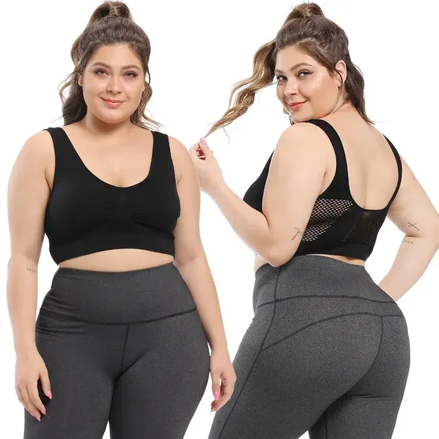 Breathable Women's Sports Bra, Shock-Resistant 4