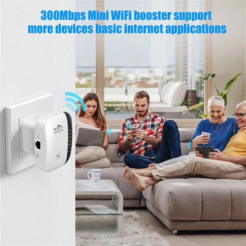 300 Mbps WiFi Repeater for Home Office 4