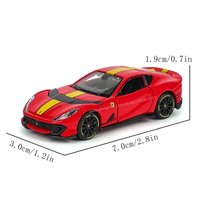 1:64 Scale Die-Cast Sports Car Model for Kids 2