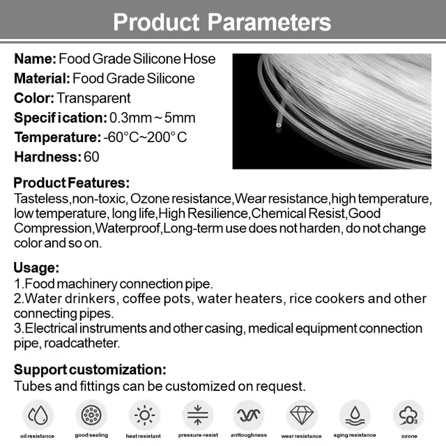 Food-Grade Silicone Tubing 2