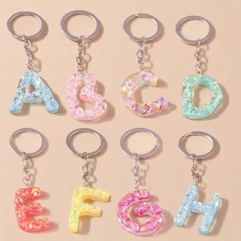 Acrylic Letter Keychain
