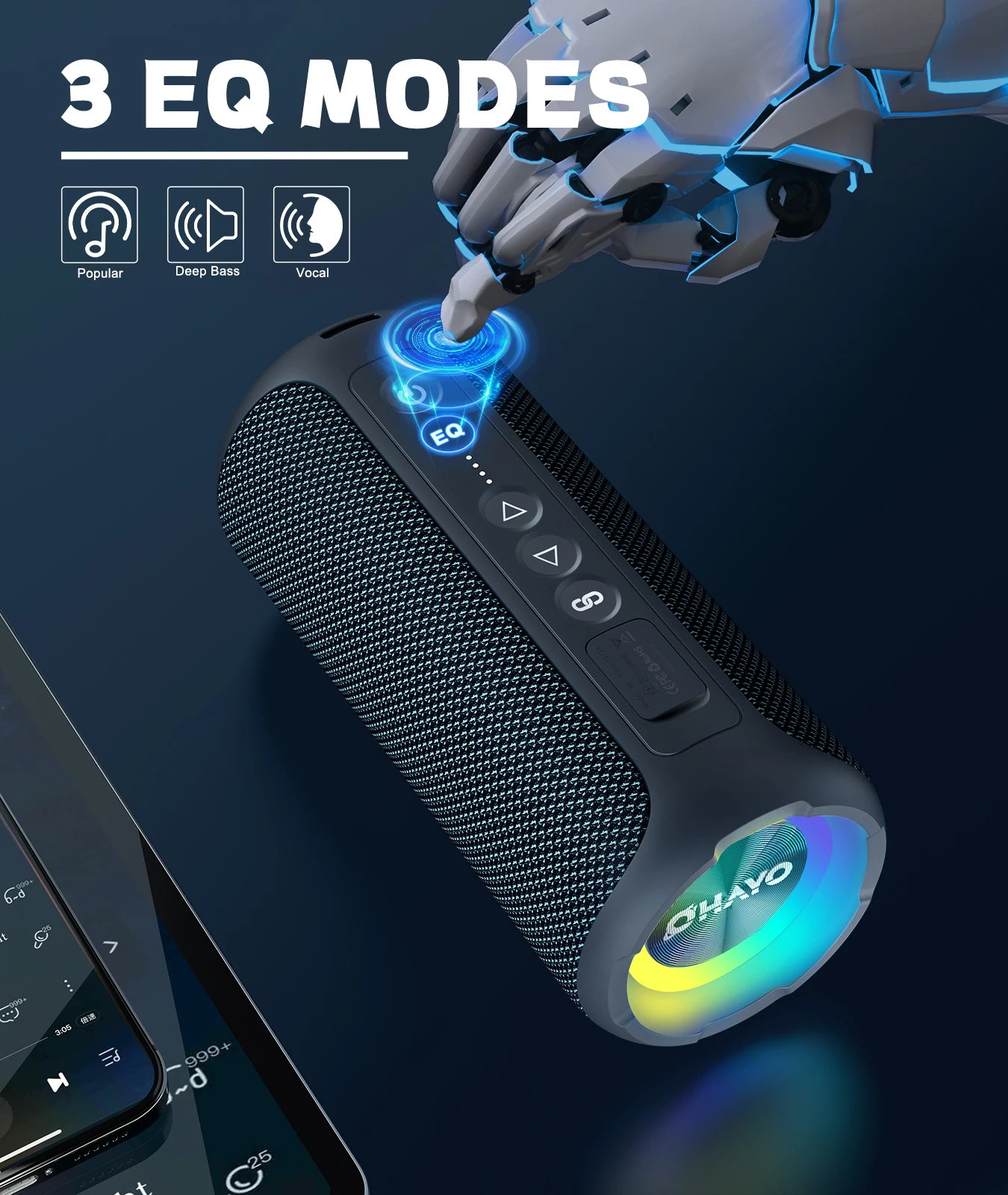 Waterproof 40W Portable Bluetooth Speaker 3