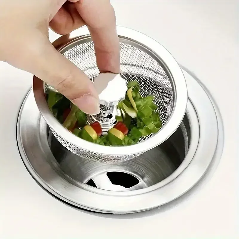 2-Piece Stainless Steel Sink Strainer Set 3
