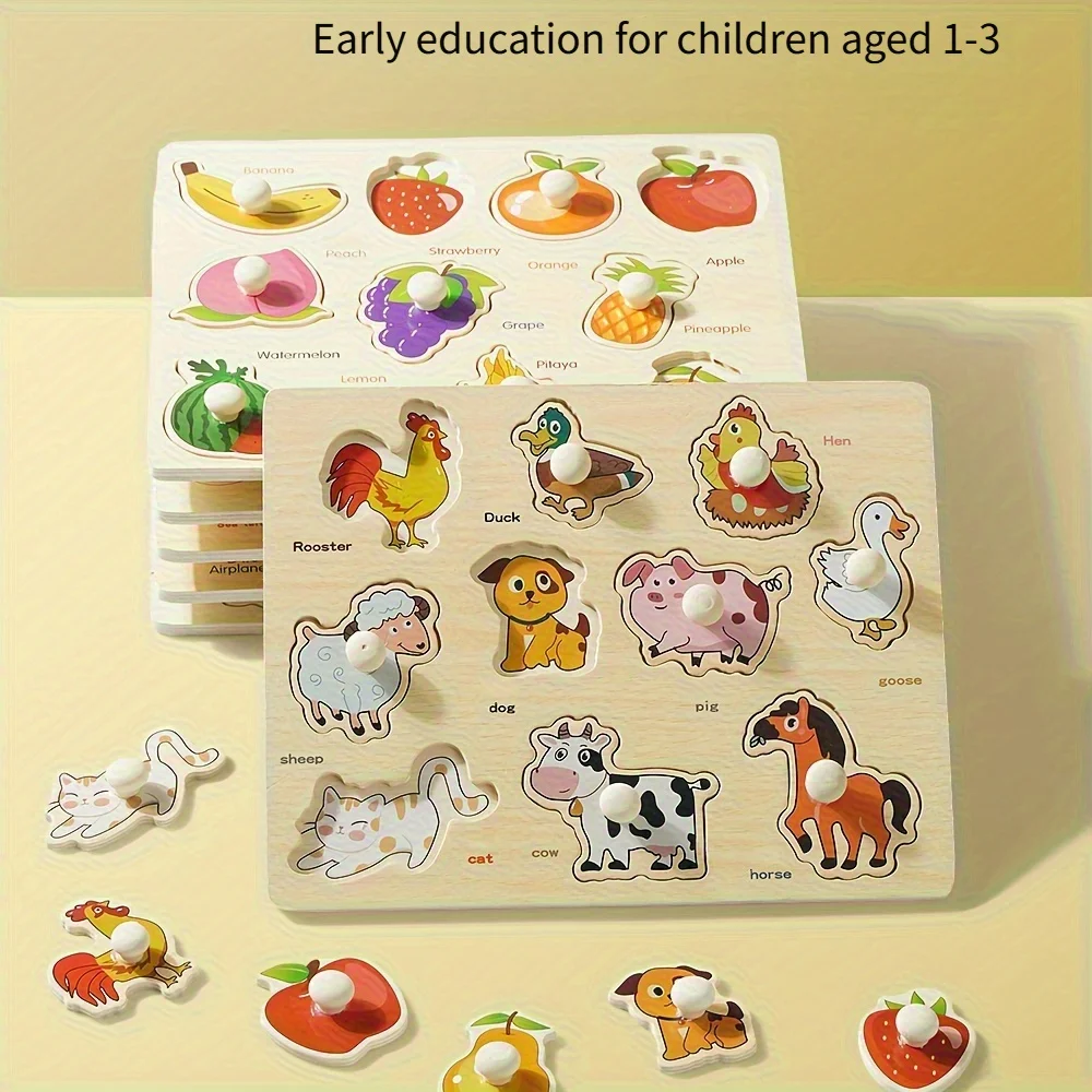 Montessori Geometry Puzzle Board for Toddlers 2