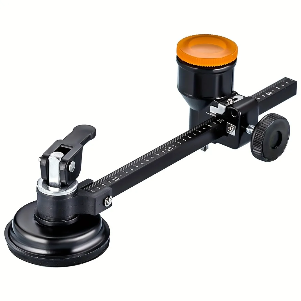 Runder Glasschneider – Verstellbarer 12-40 cm Kompass mit 3