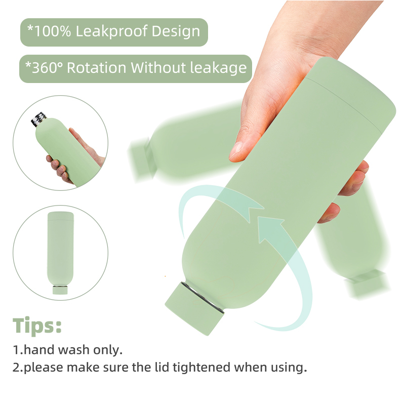 Personalized Reusable Leak-Proof 500Ml Metal Small Mouth Stainless 4