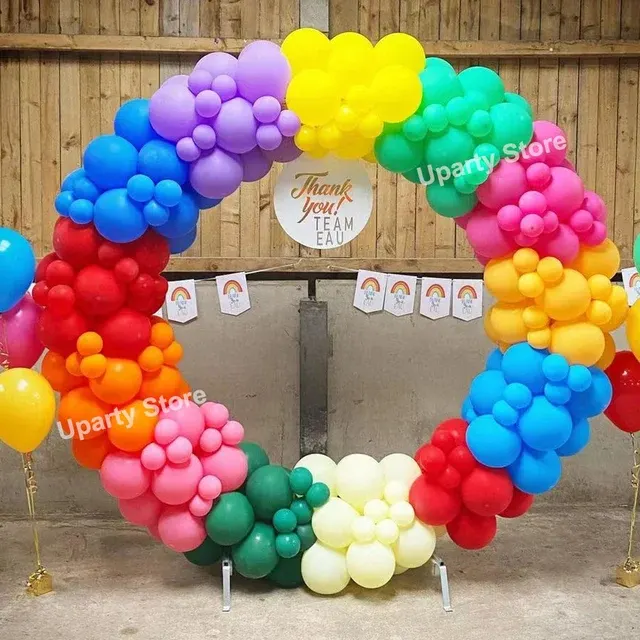 Colorful Rainbow Latex Balloons 30 Pack Party 4