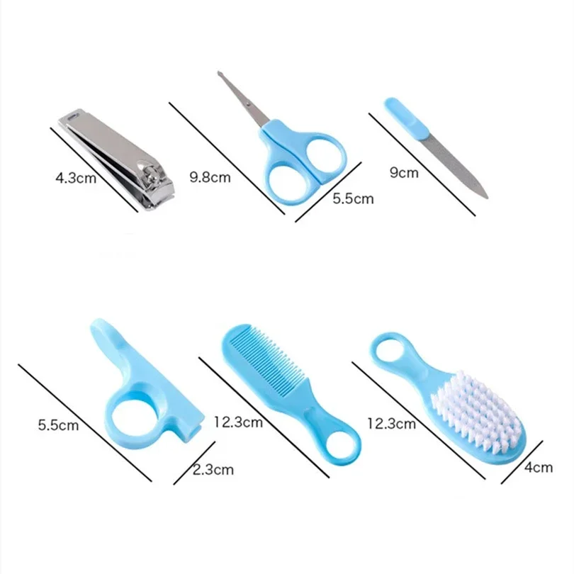 6 Stücke Baby Pflege Set Haar Kamm Pinsel 4