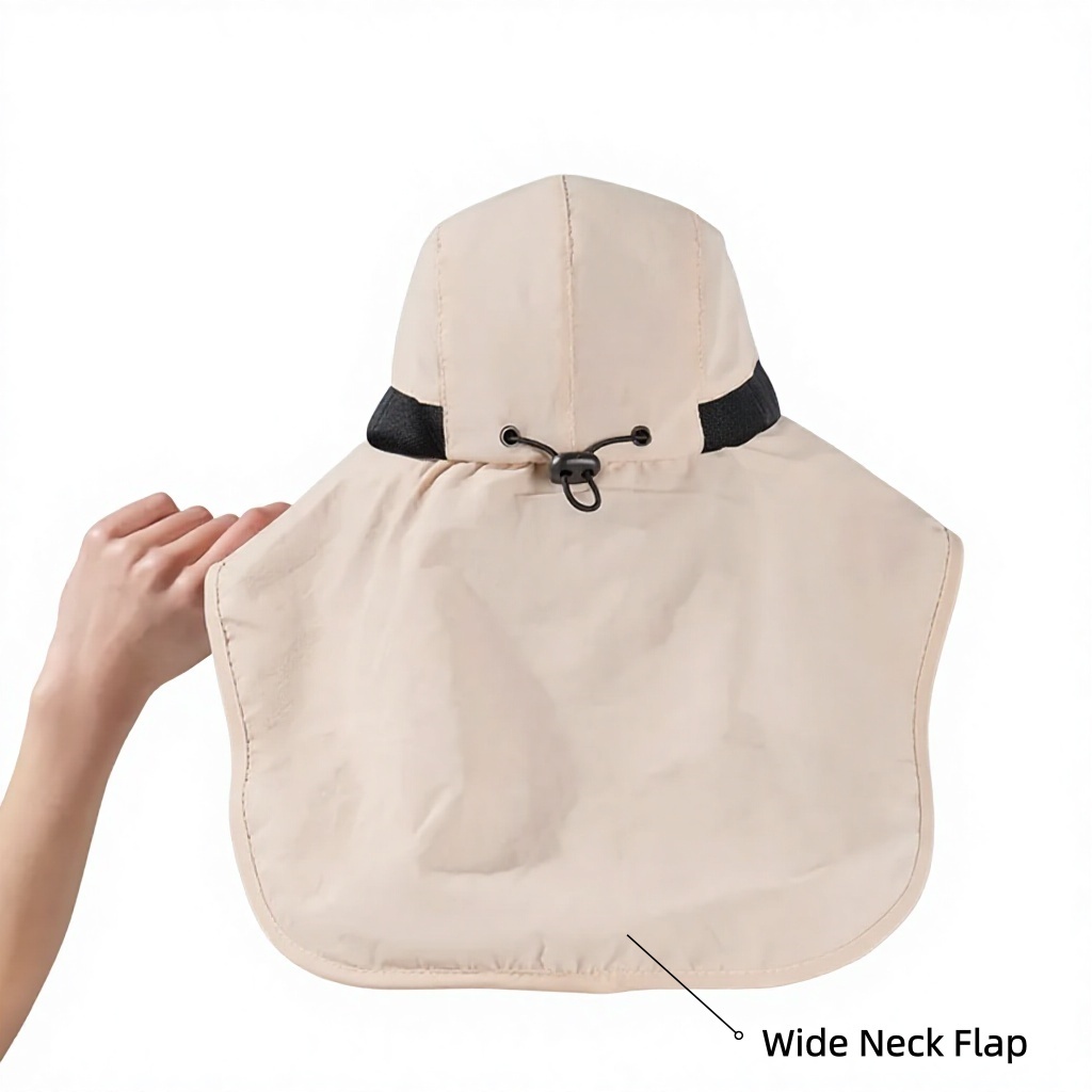 Summer Sun Protection Bucket Hat Fisherman Unisex Wide 2