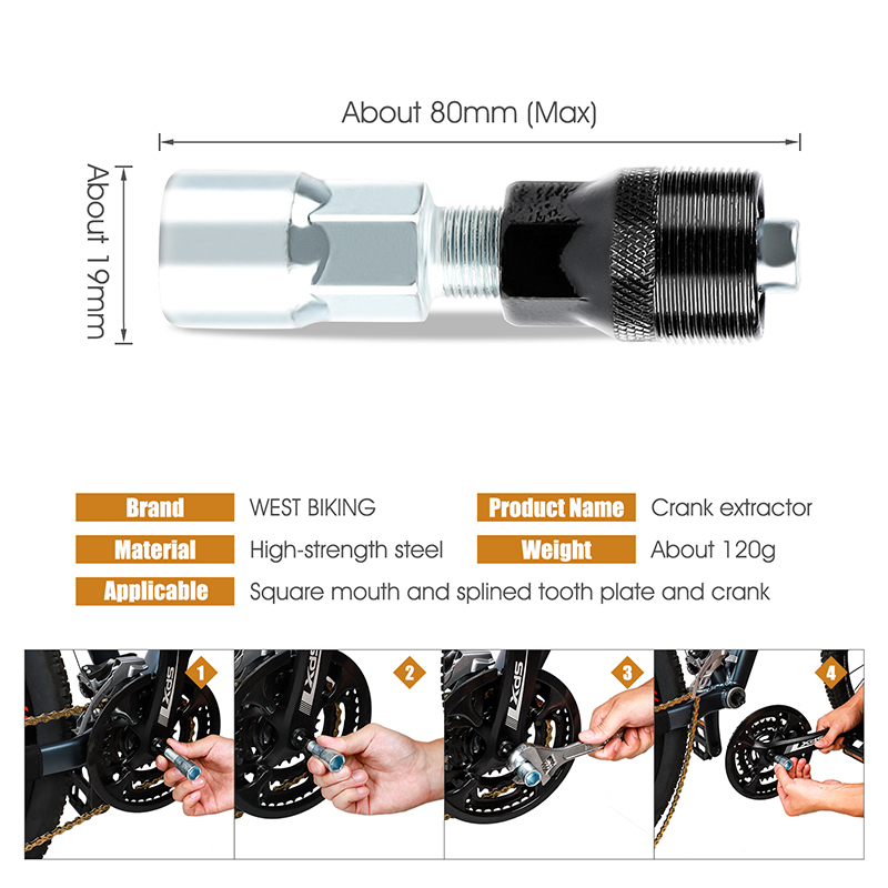 WEST BIKING Hex Spoke Cycling Screwdriver Motor Bike 4