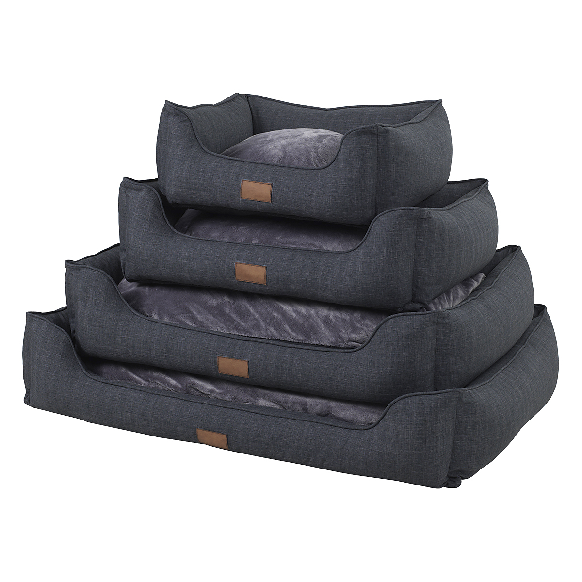 Suede Orthopedic Dog Bed 2
