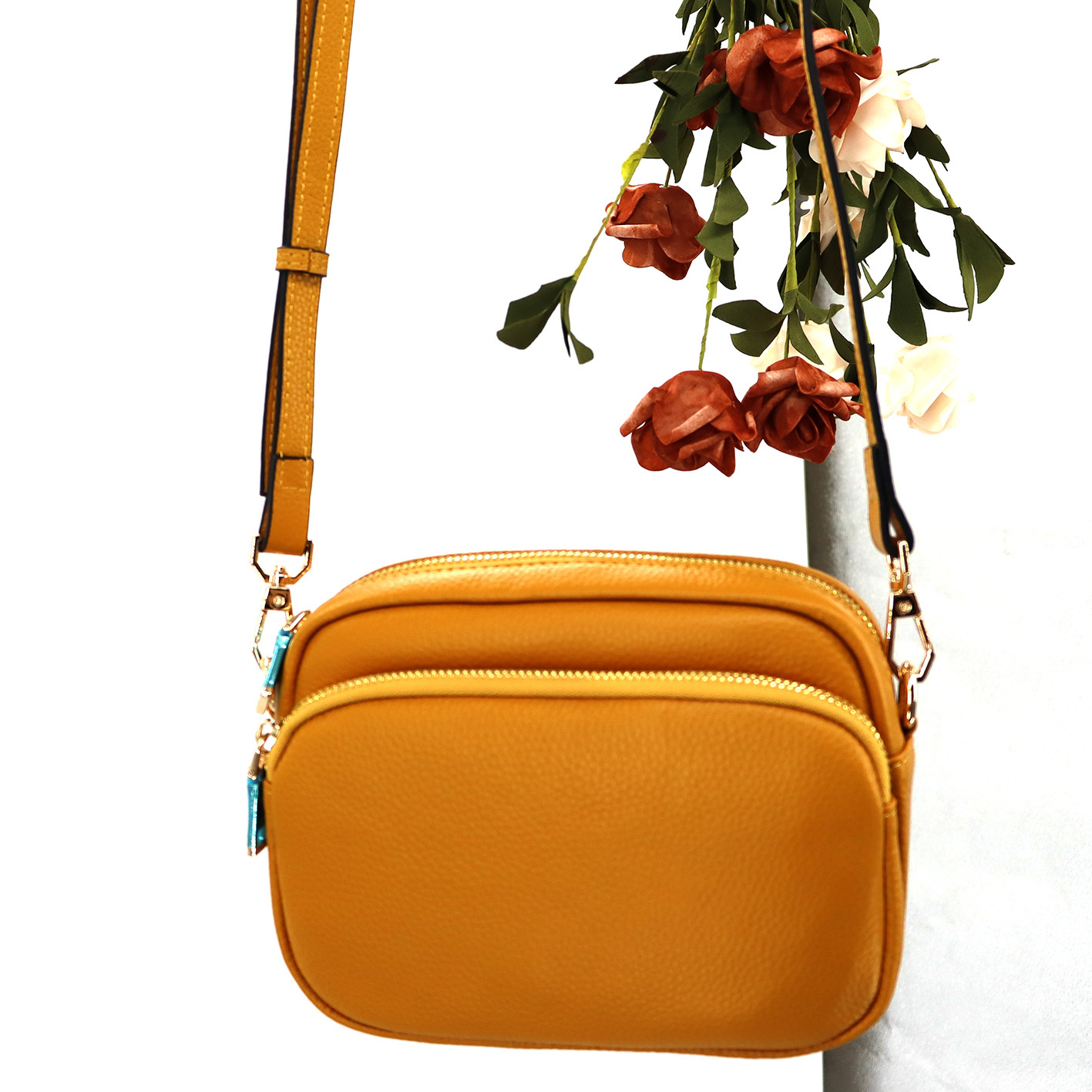 Women's Leather Crossbody Shoulder Bag 3
