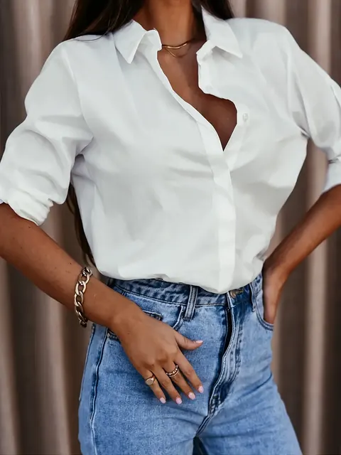 Women's Button-Up Blouse
