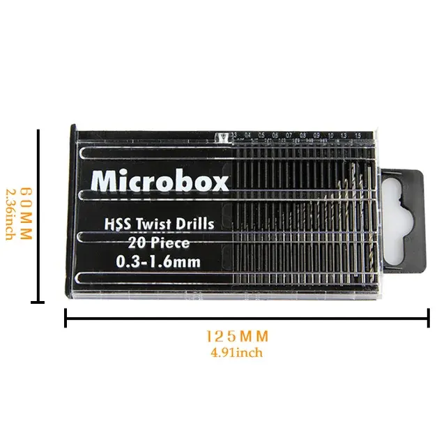Micro Twist Drill Bit Set 4