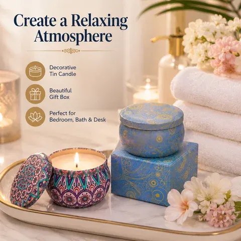 Dried Flower Scented Candle