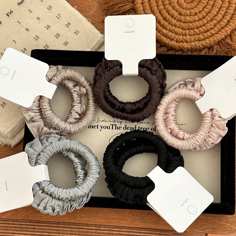 Satin Hair Scrunchies 2-Piece Set 3