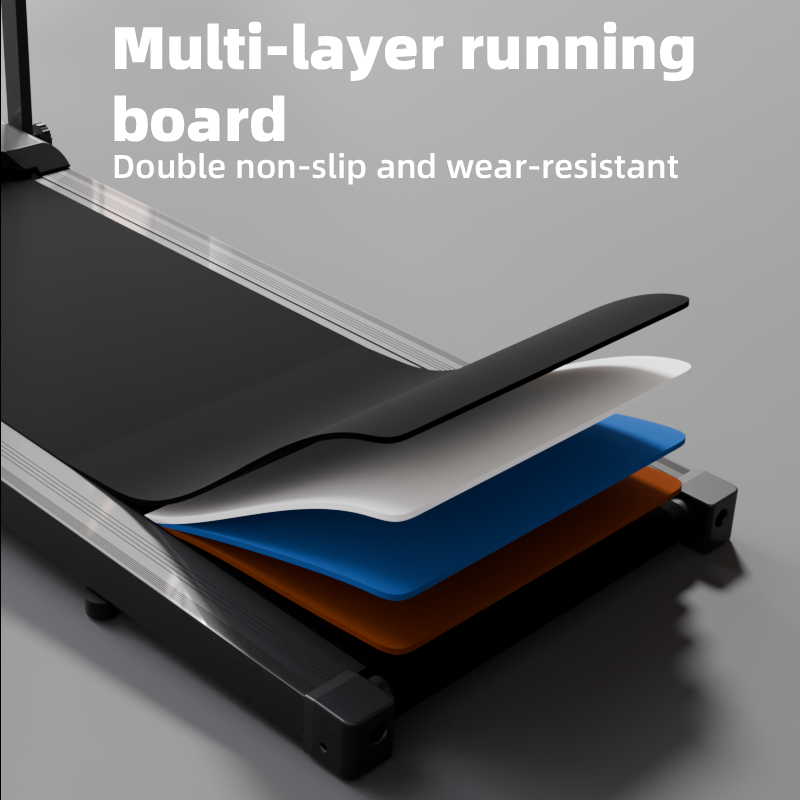 Treadmill Walking Pad Under Desk for Home LED 3