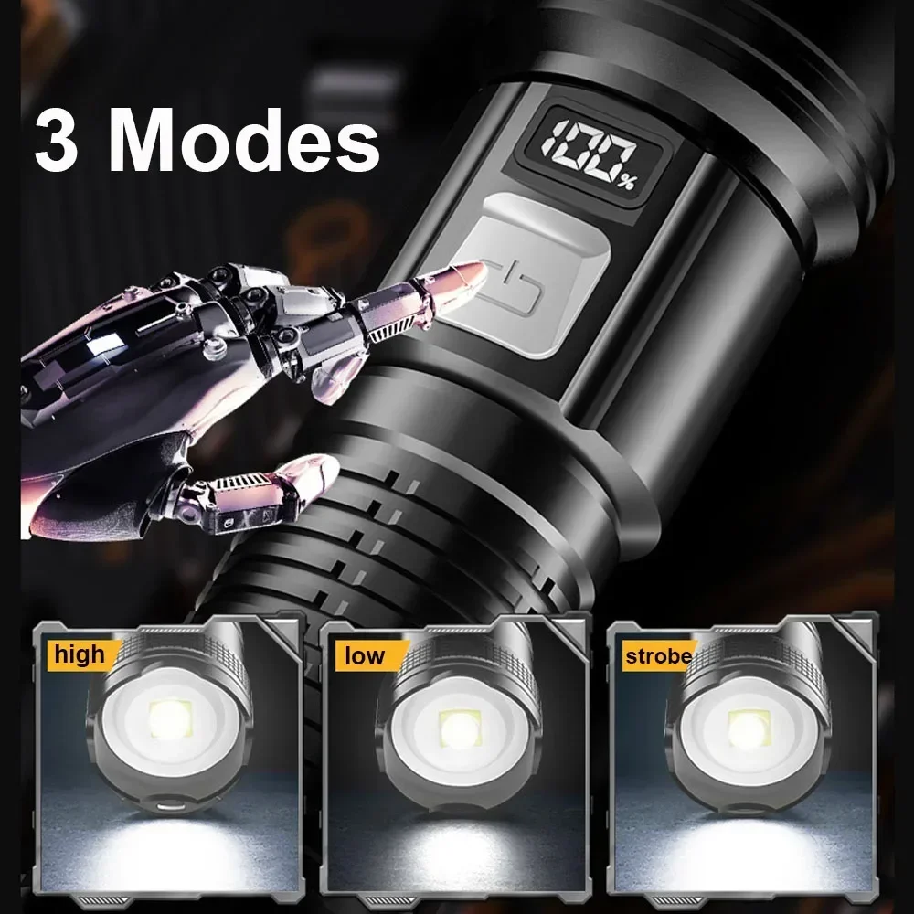 Akku-LED-Taschenlampe 2