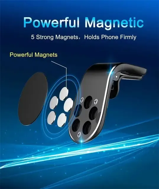 Magnetische Handyhalterung für Autolüftung 3