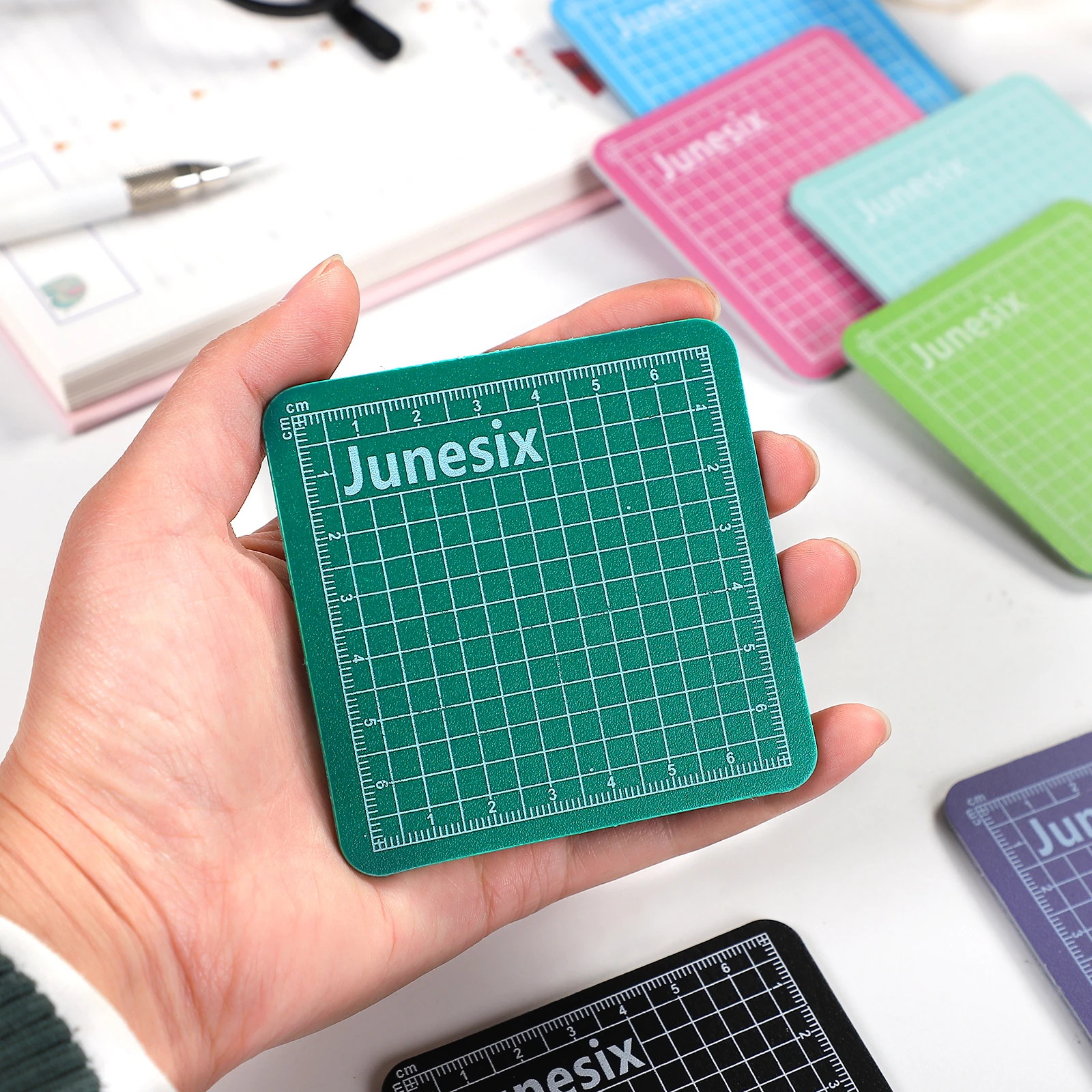 8*8cm Nette Mini Modell Schneiden Pad Kreative Kawaii 4
