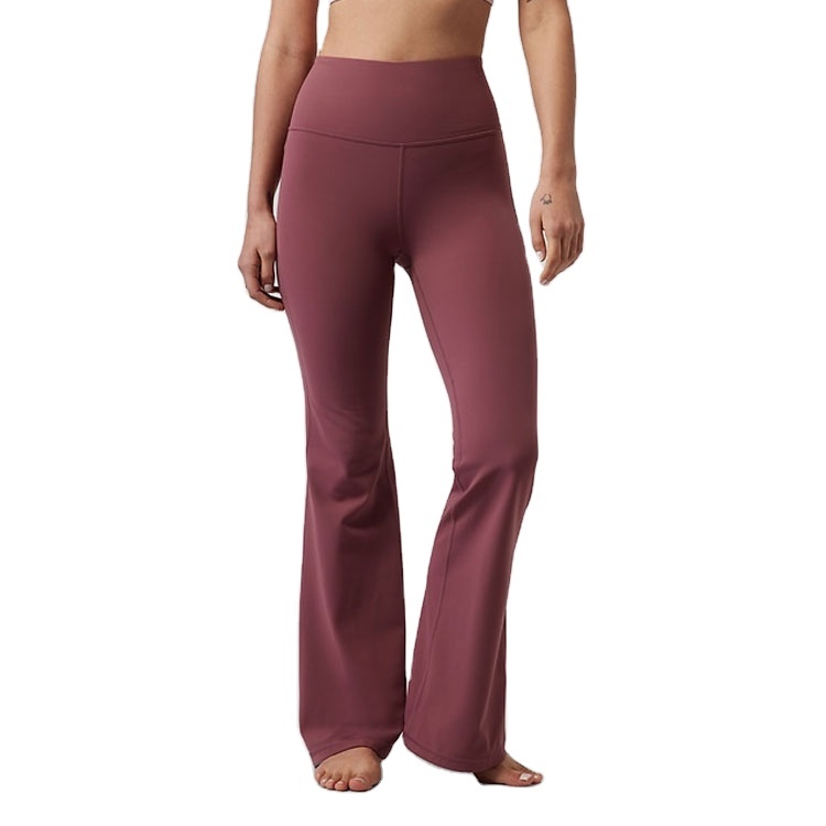 Nylon Spandex Solid Color Yoga Pants