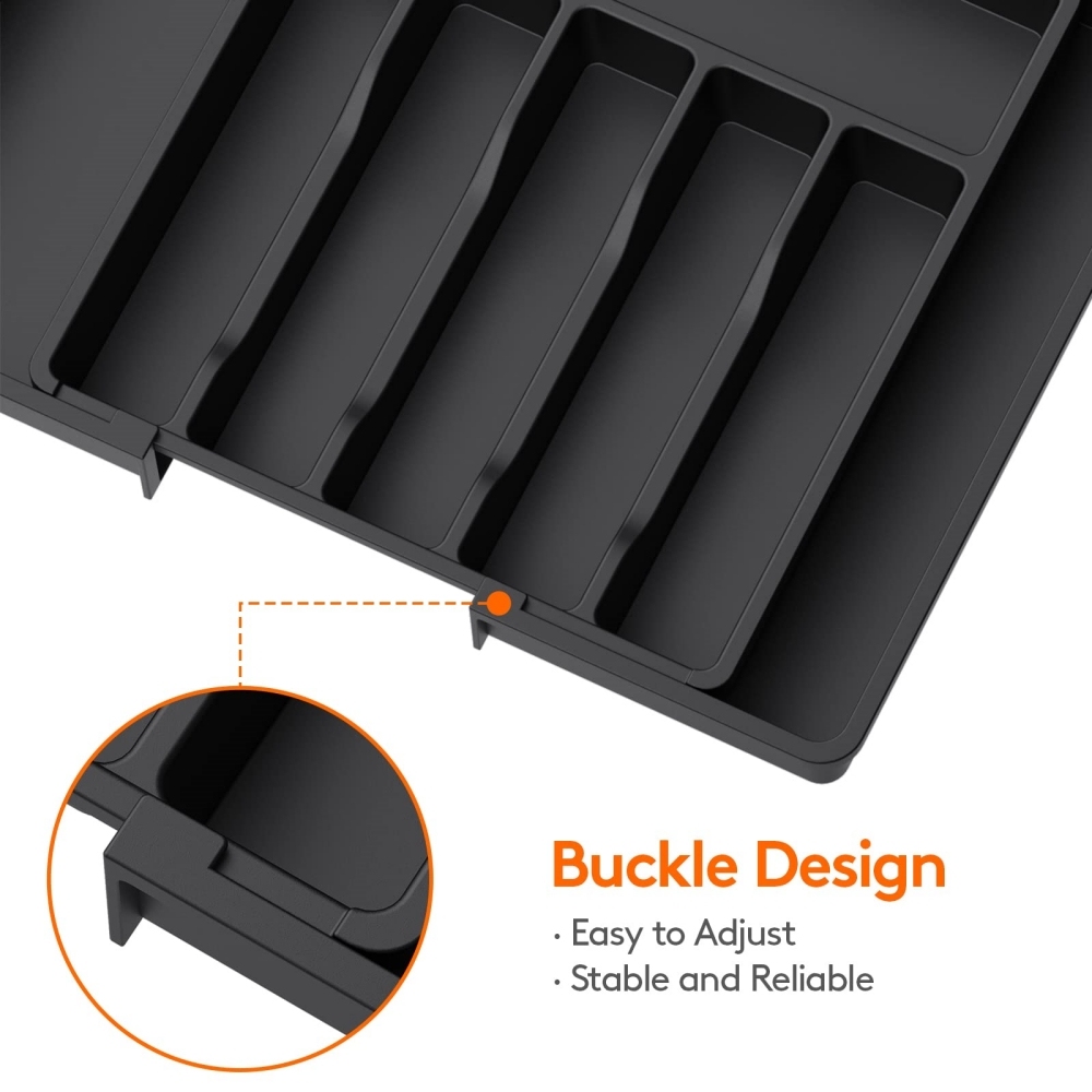 Expandable PVC Cutlery Drawer Organizer 3