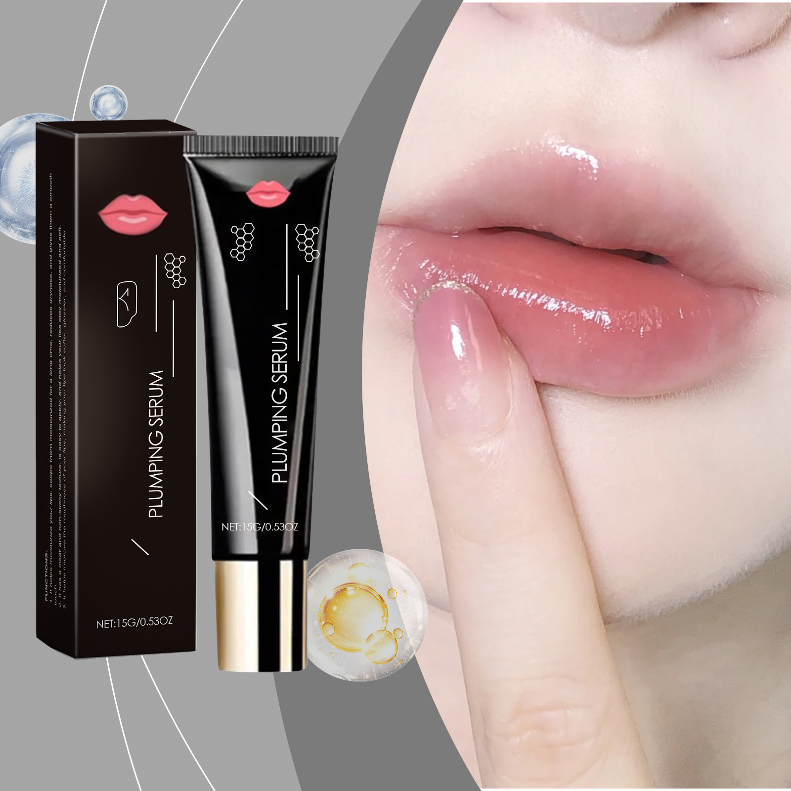 Moisturizing Lip Oil Volumizing Gloss For Deep Hydration