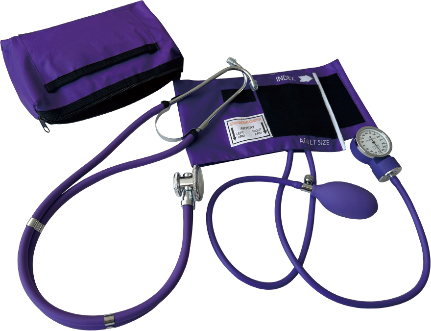 Aneroid-Blutdruckmessset mit Rappaport-Stethoskop