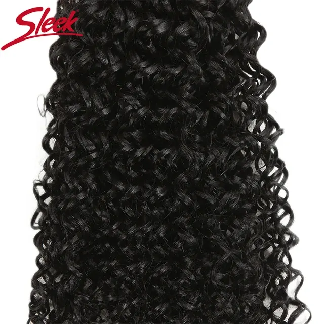 Elegante Echthaar-Bündel Verworrene Lockige Remy-Haarbündel aus Brasilien Einzelne 4