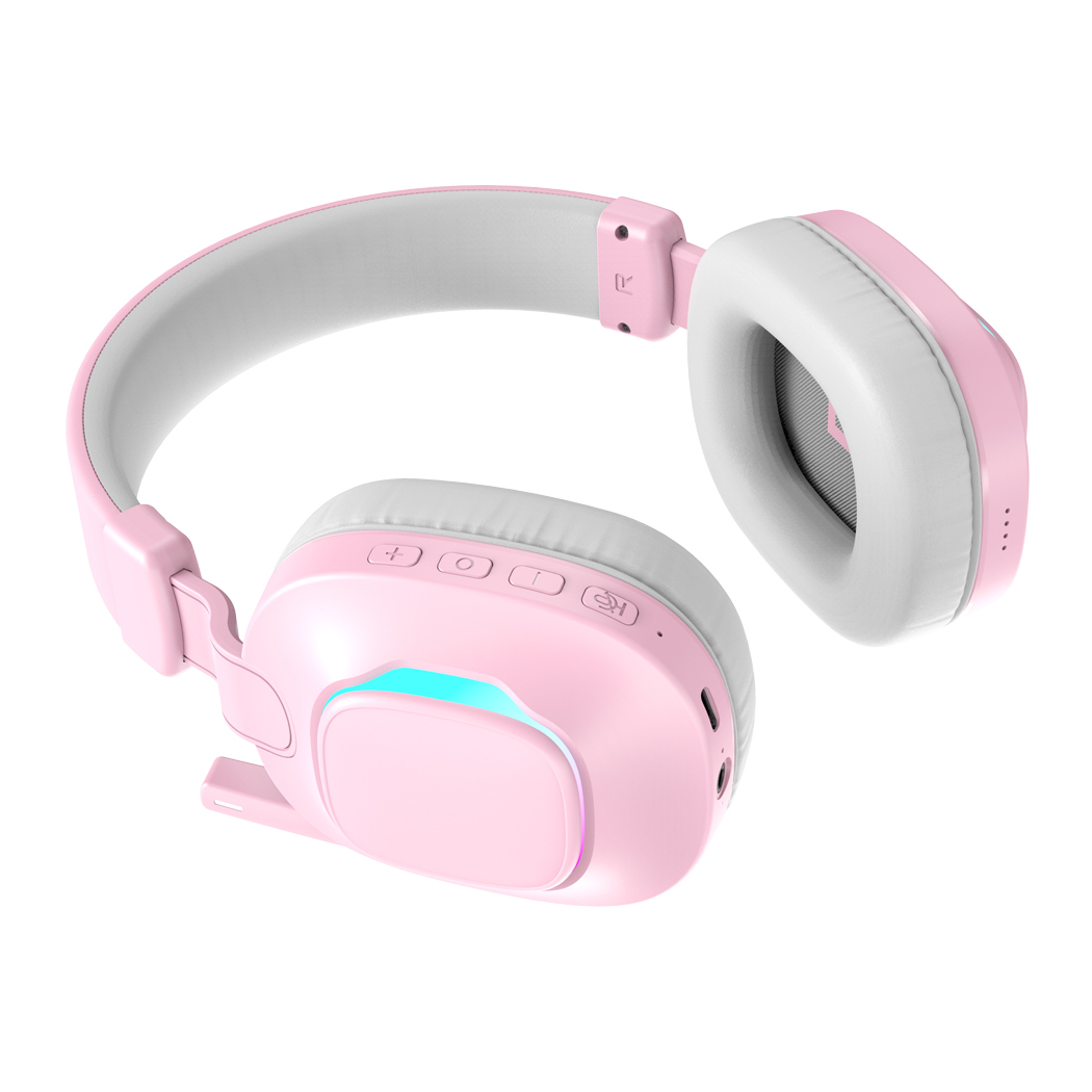 Pink Wireless Gaming Headset for Women 2