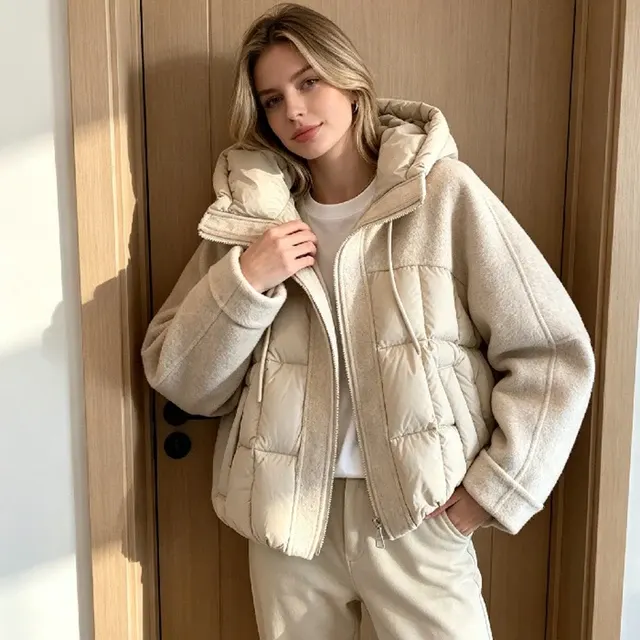 Women's Hooded Quilted Jacket 3