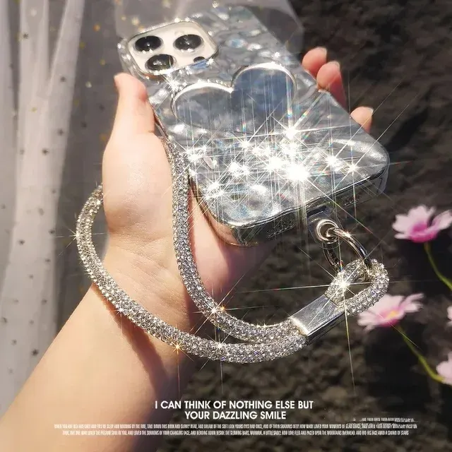 Sparkling Rhinestone Diamond Phone Lanyard 4