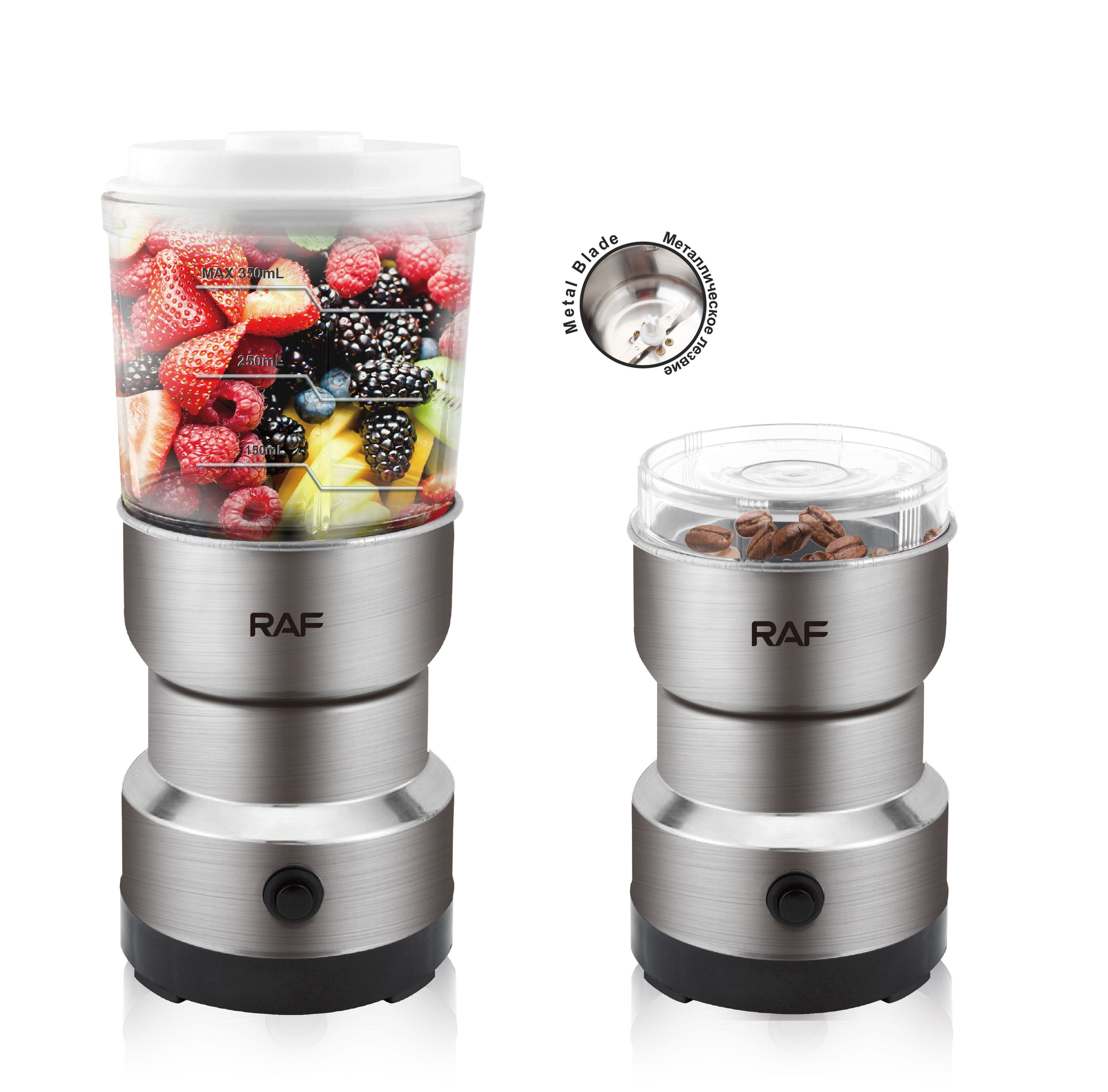 Stainless Steel 2 in 1 Juice Blender Automatic