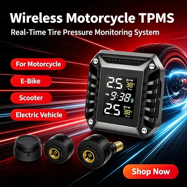 Motorcycle Tire Pressure Monitor 2